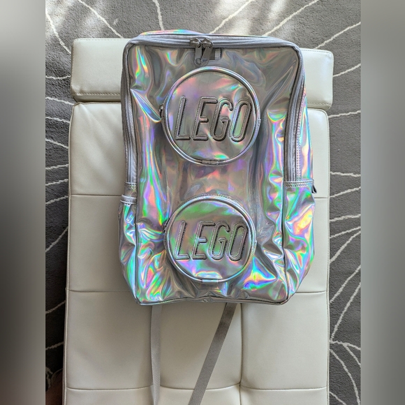 NWT LEGO Holographic Brick Backpack - Picture 2 of 14